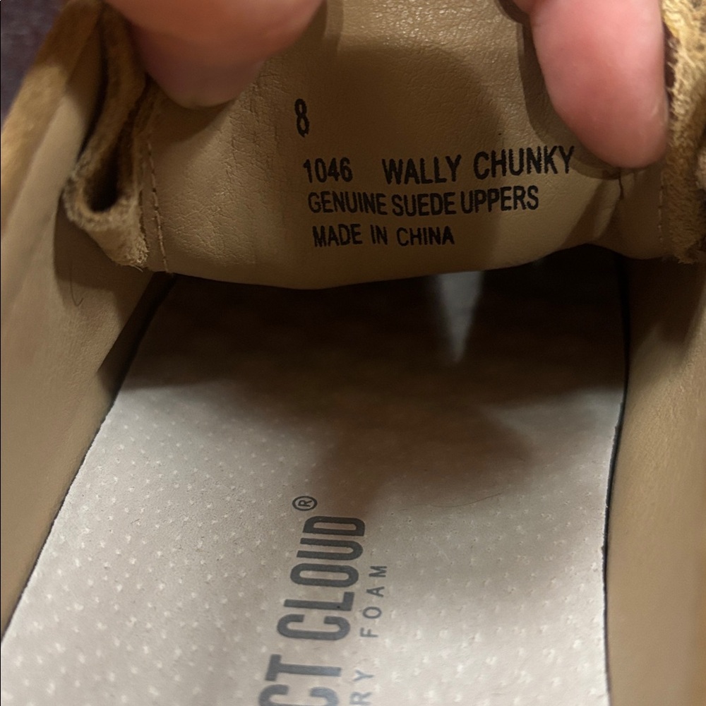 Project Cloud Wally Chunky Genuine Suede Shoes - Picture 5 of 6